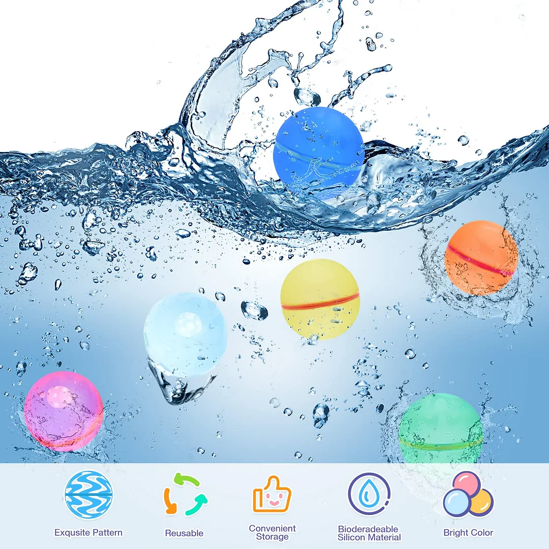 🔥BUY 2 GET 1 FREE (3PCS) 🔥- Reusable Self Sealing Water Bomb Balloons