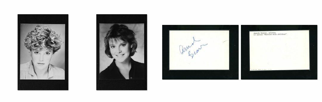 Amanda Bearse - Signed Autograph and Headshot Photo Poster painting set - Married with Children