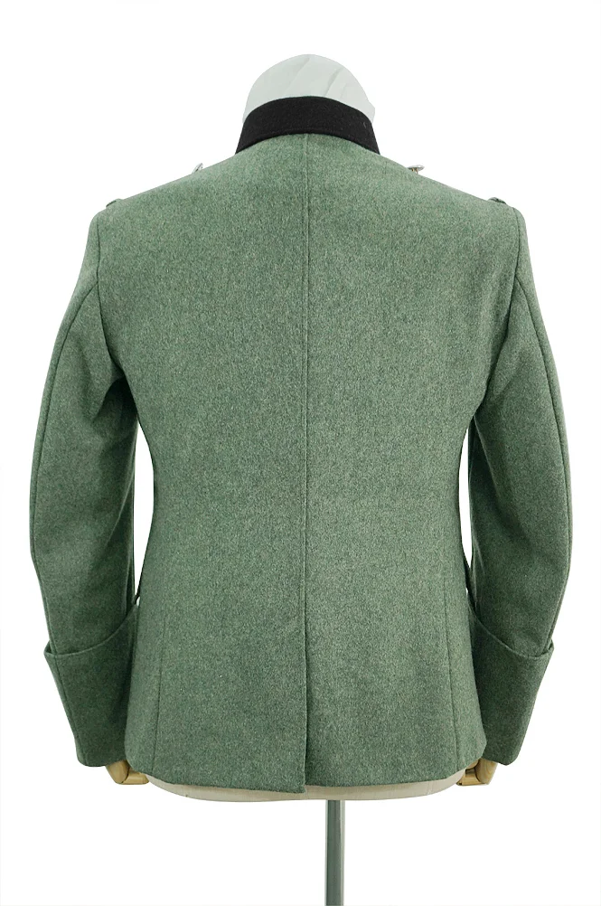   Elite German M1936 Officer Wool Service Tunic Jacket Black Collar German-Uniform