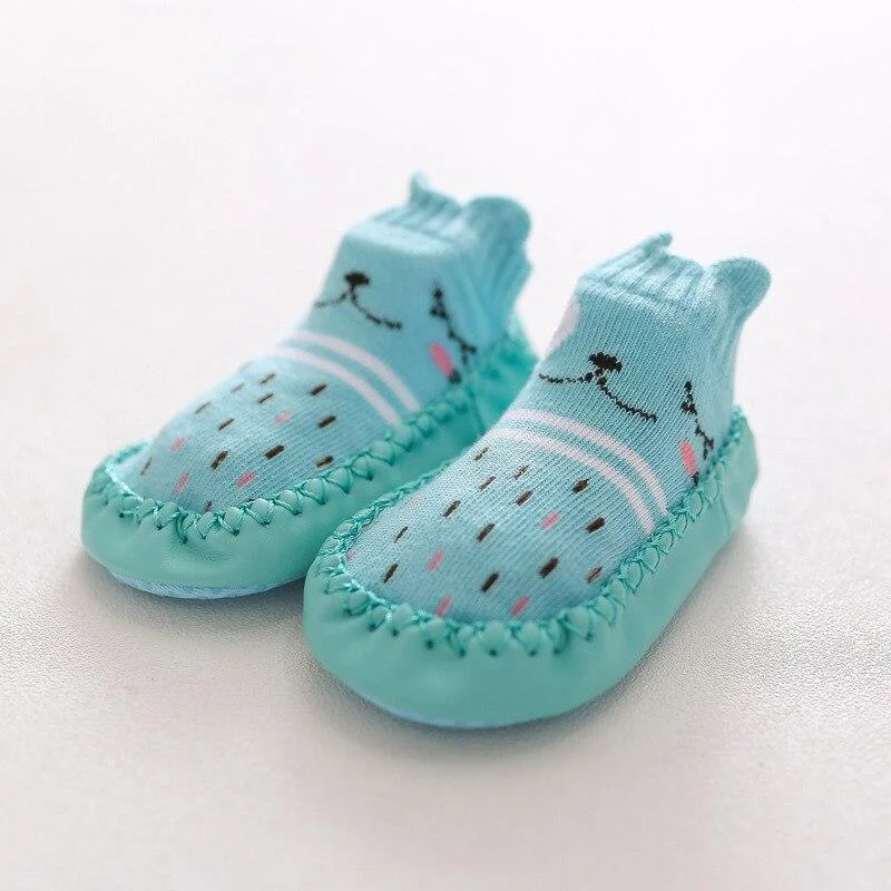 Infant Baby Socks With Rubber Soles Newborn Baby Girls Boys Shoes Autumn Baby Floor Socks Anti Slip Soft Sole Sock