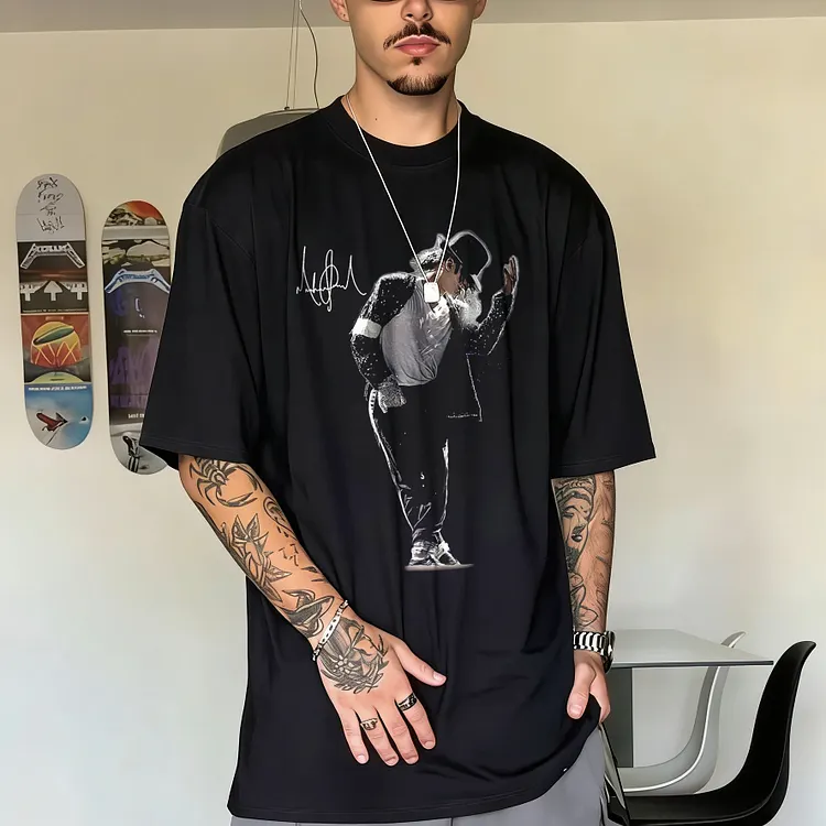 Michael Jackson Dance Printed Men's T-shirt