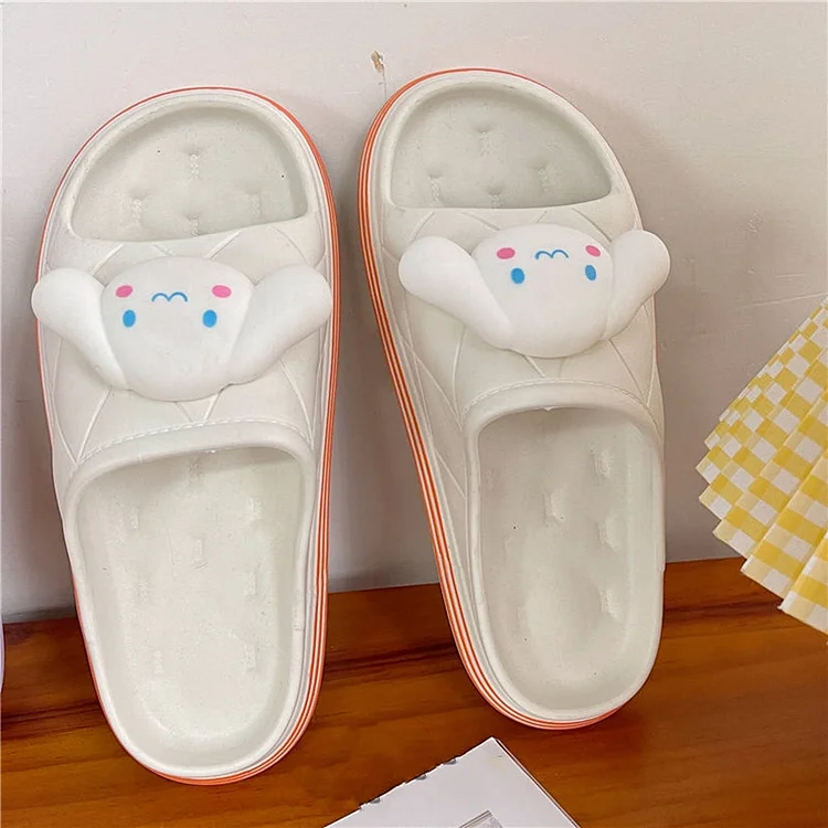 Cute Anime Puppy Thickened Slippers