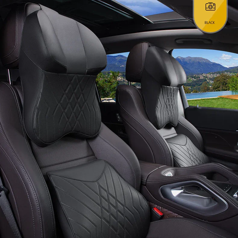 Car Intelligent Massage Waist Support Neck Support Headrest