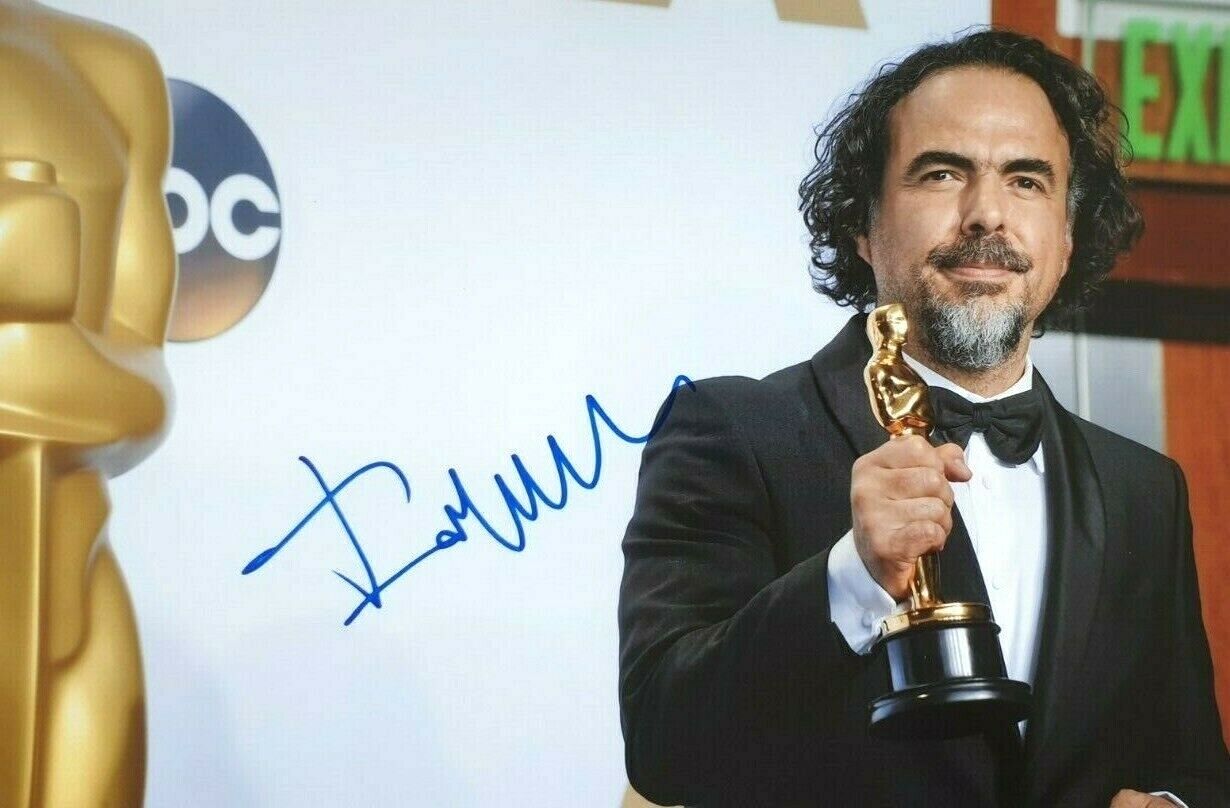 ALEJANDRO GONZALEZ INARRITU In-Person Signed Autographed Photo Poster painting Oscars Bardo
