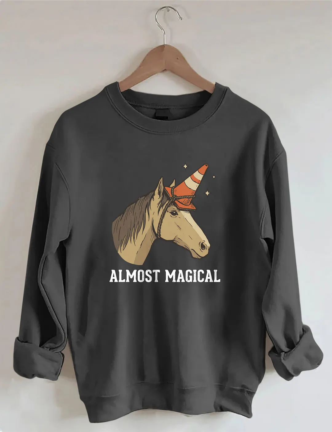 Almost Magical Funny Horse Sweatshirt