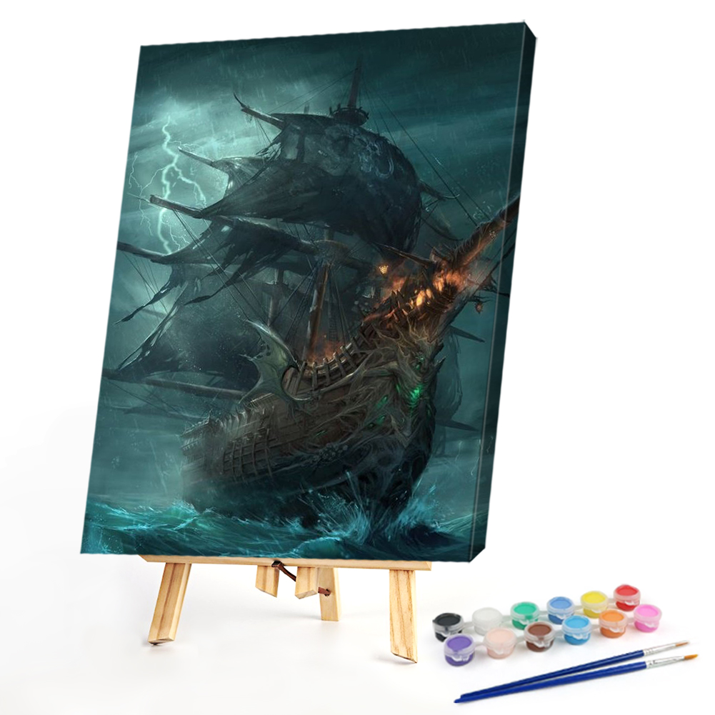 

40*50CM - Paint By Numbers - Sailboat, 501 Original