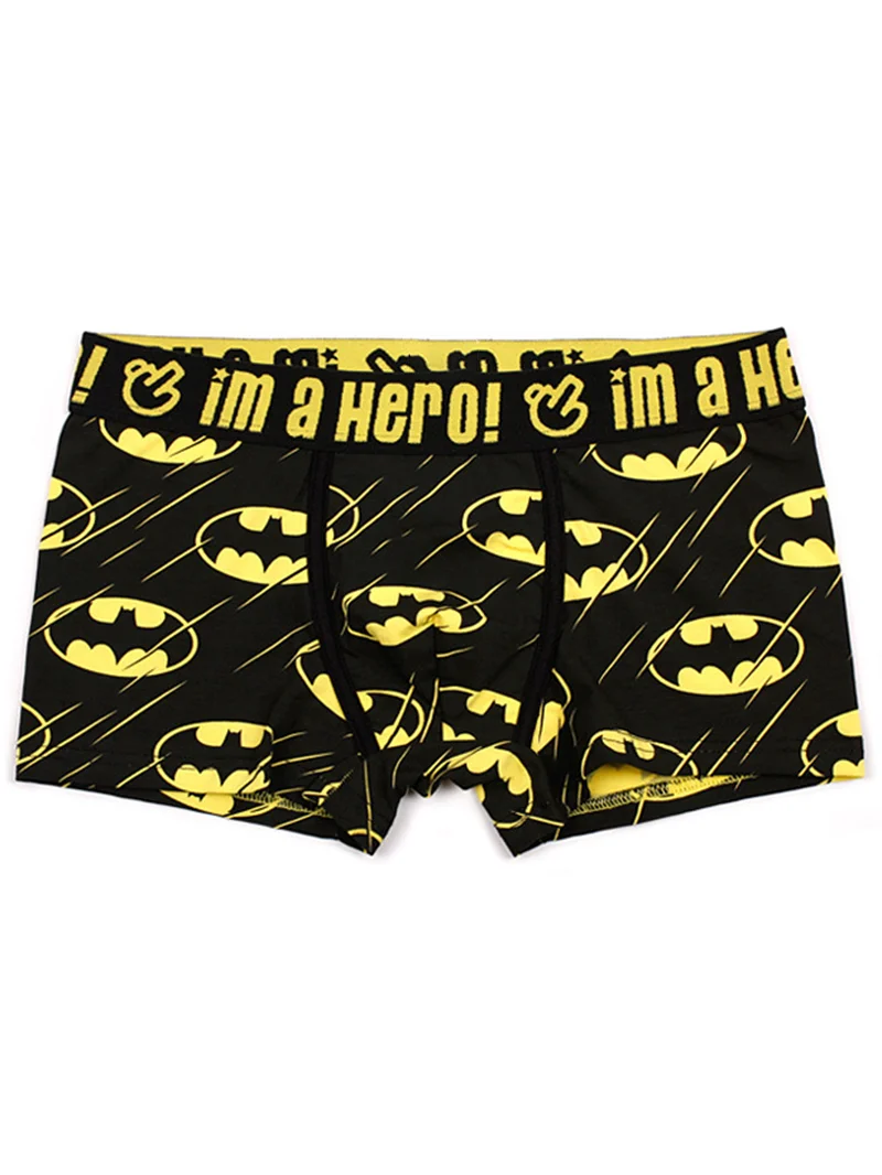Men's Soft Batman Printed Boxer Brief in  mildstyles