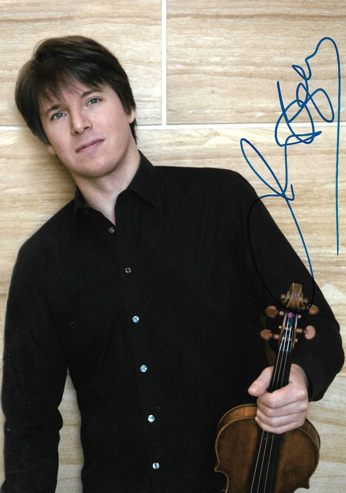 Joshua Bell Violinist signed 8x12 inch Photo Poster painting autograph