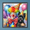 Diamond Painting-5D Full Round Drill Clown(40*40 CM)