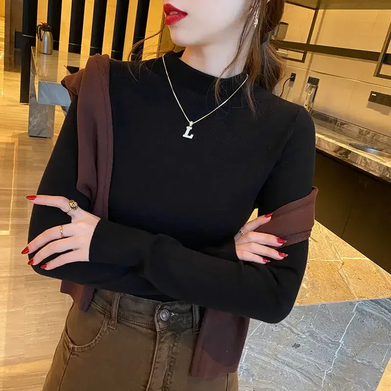 Payietm costumes for women hot Women's Long Sleeve T-shirt Trending Clothing Polyester Top Female Autumn Winter Sale Korean Popular Clothes Clearance Reviews