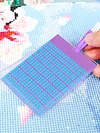 Multi-Section Diamond Painting Tray Kit 5D DIY Drills Plate with Spoon & Brush Set