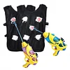Gioiacombo&trade; Gilet attivato con pistola ad acqua Coldplay giocattolo per piscina all'aperto （Nuovo gioco interattivo per la vitalit&agrave; della famiglia）