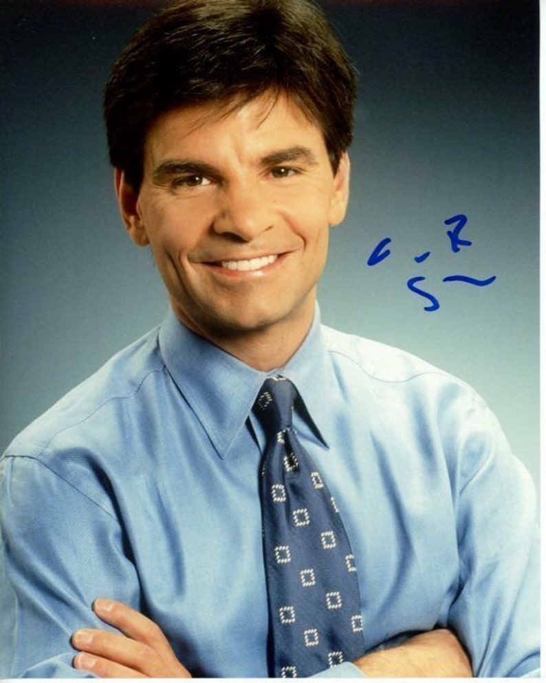 George stephanopoulos signed autographed Photo Poster painting