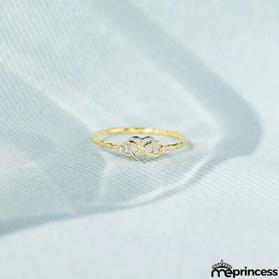 Number 8 Heart 925 Sterling Silver Ring