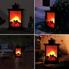 Simulation Fireplace Creative Small Ornaments Home Soft Decoration Crafts Candlestick Simulation Decoration LED Charcoal Flame Wind Lamp