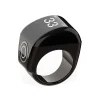 Equantu Zikr ring Tasbih ring with App-Control Qibla zinc alloy Counter Prayer Reminder