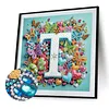 Butterfly Flower T 5D Partial Drill DIY Diamond Painting Kit 30*30cm