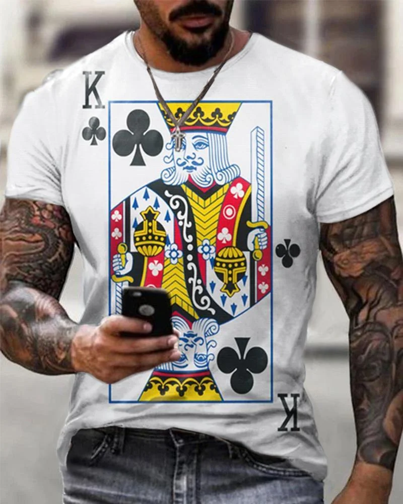 Casual Poker King T-shirt