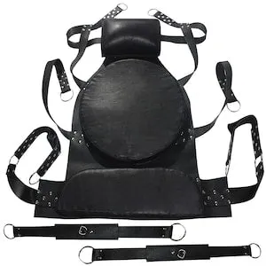 pornhint Pornhint Exclusive VIP Adult Black Leather Sex Swing, Adult PLay Hammock, Critical Role, Adult Sex Swing, Swing Made Of Soft Leather, Adult Sex Toys.