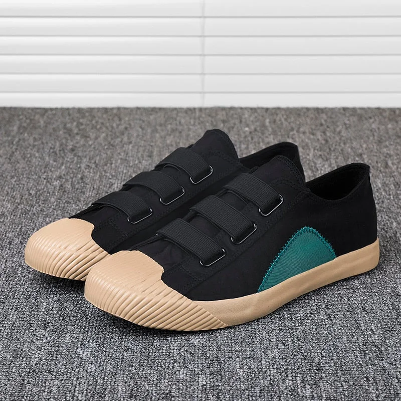 Nine o'clock Slip-on Men Canvas Shoes Breathable Hard-wearing Mixed Colors Male Footwear Quality Comfortable Zapatos De Hombre