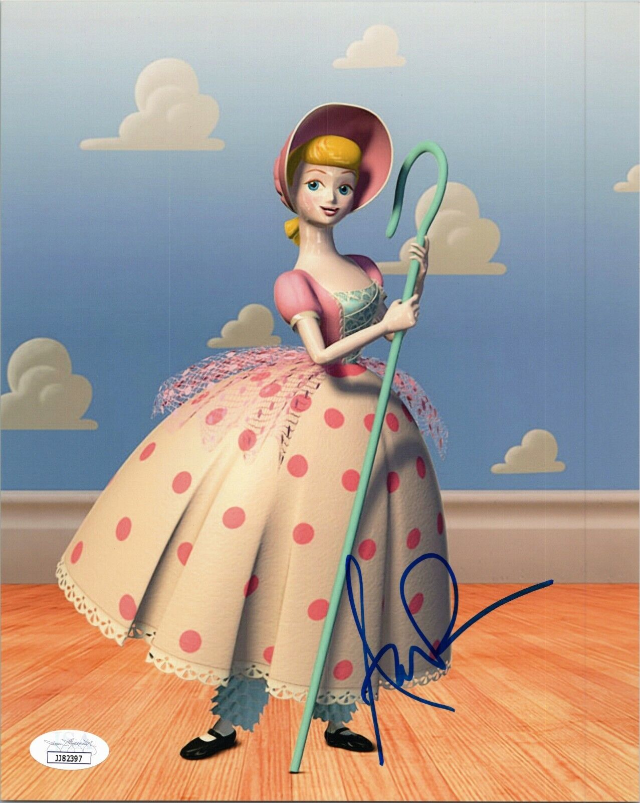 ~ ANNIE POTTS Authentic Hand-Signed BO PEEP - TOY STORY