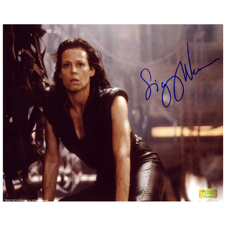 Sigourney Weaver Autographed Alien Resurrection 8x10 Photo Poster painting