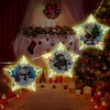 3pcs DIY Diamond Diamond Painting Christmas Tree LED Hanging Star Lights