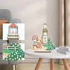 Diamond Painting Wooden Doll Desktop Ornament Kit for Decoration