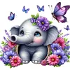 Diamond Painting -DIY Round Drill Elephant