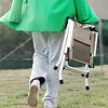 SunnyFeel Aluminum Alloy Kermit Chair, Outdoor Folding Chair, Ultralight Table and Chair, Camping Chair