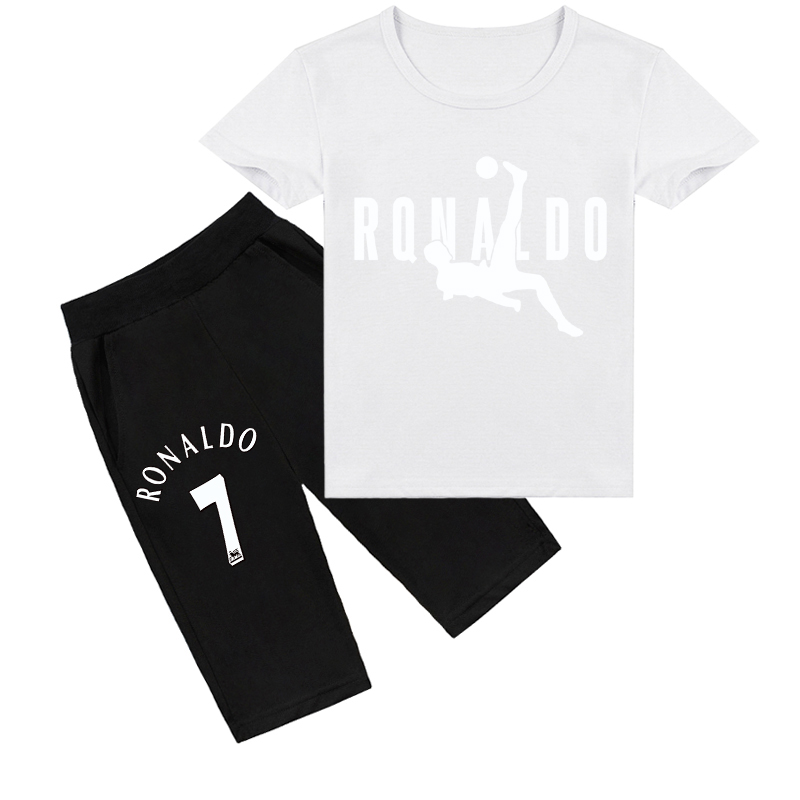 Mayoulove Cristiano Ronaldo Kids Shorts Set - Stylish Activewear for Boys  Girls, Perfect for Sports  Play-Mayoulove