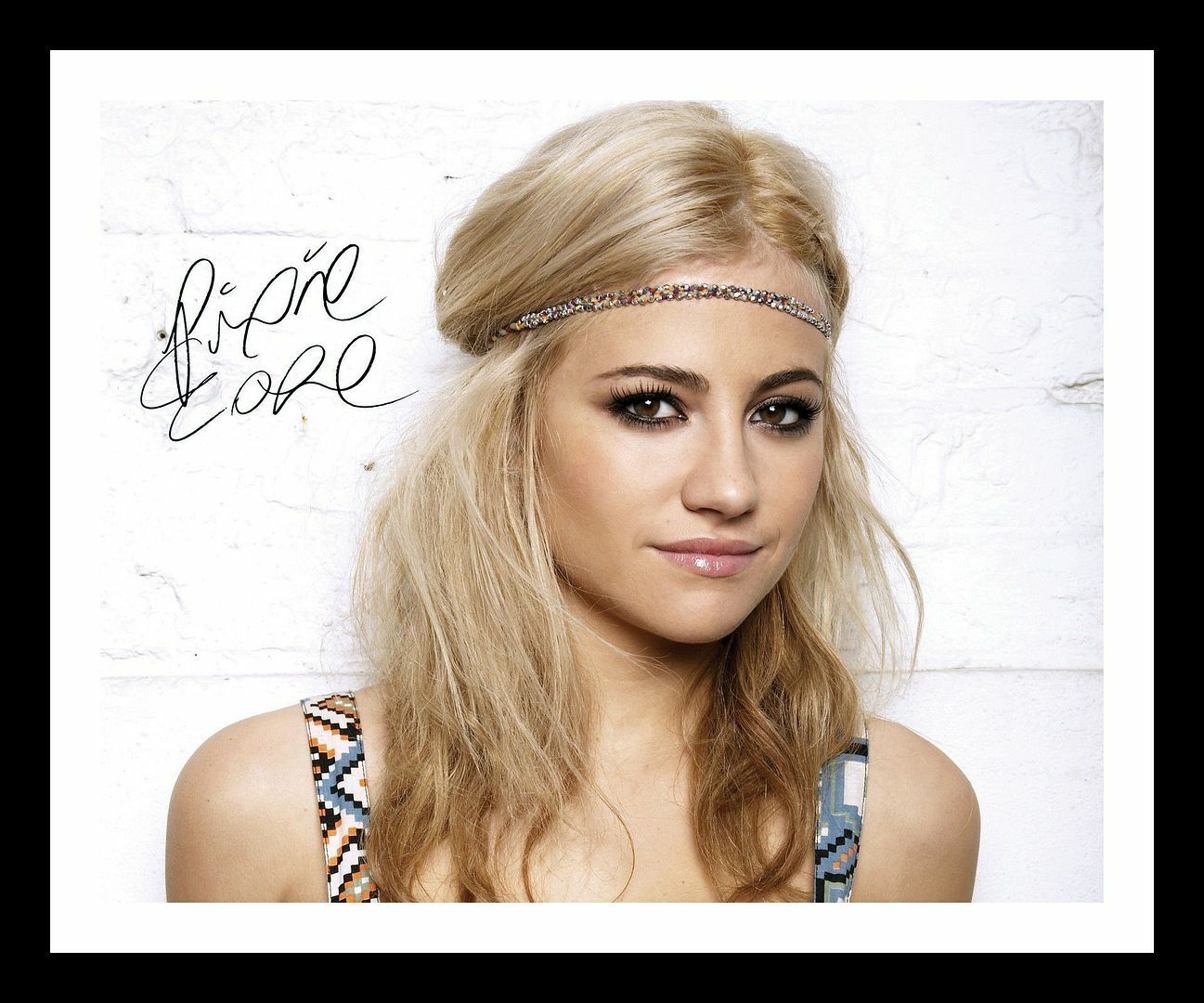 Pixie Lott Autograph Signed & Framed Photo Poster painting 5