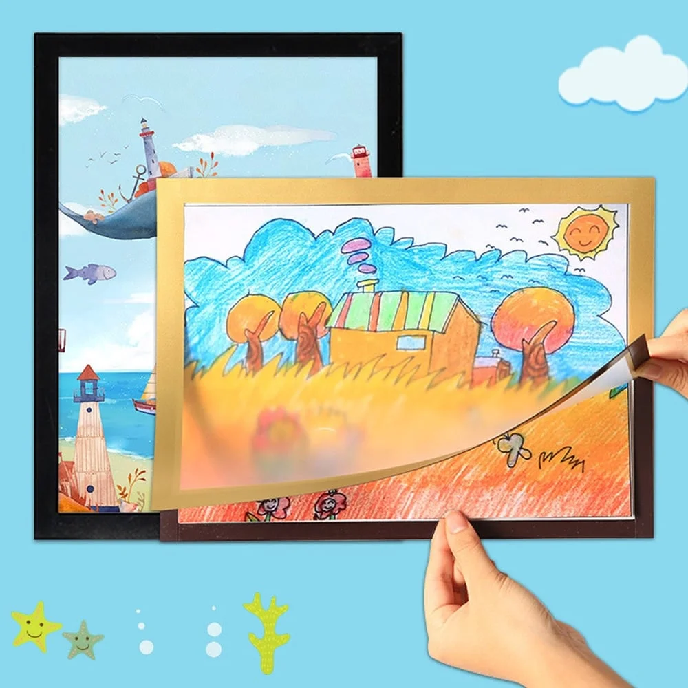 🥰Children Art Projects Frames - Self-adhesive Magnetic Photo Frame