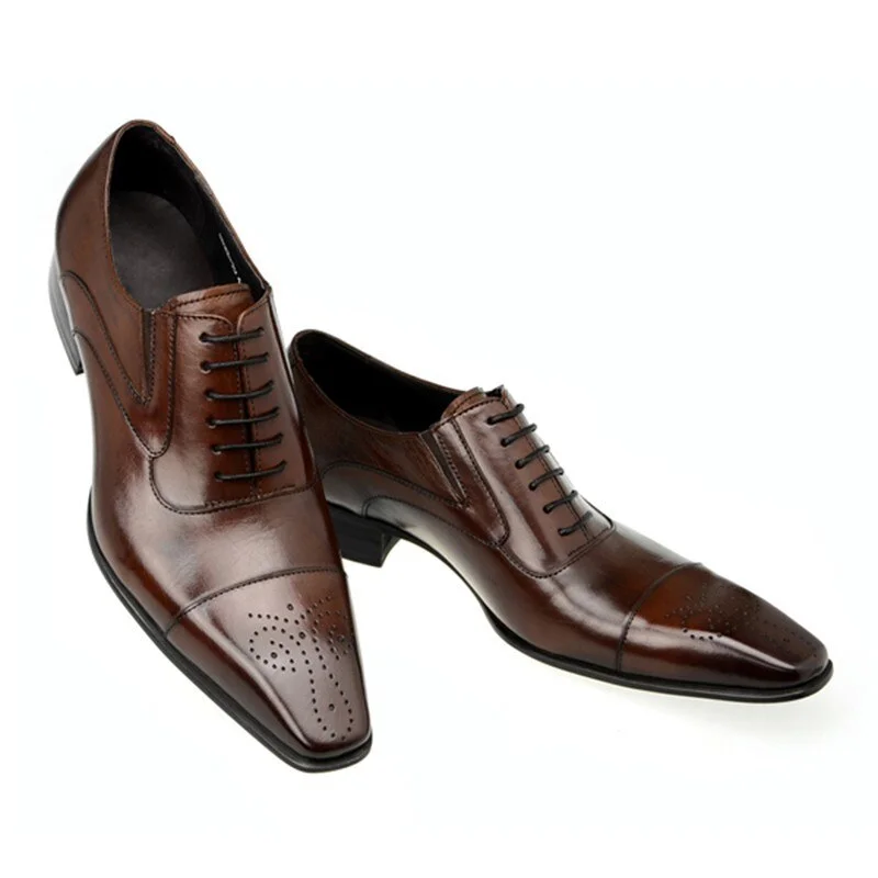 Man Business Male Shoes Fashion Men Wedding Dress Formal Shoes Leather Luxury men office sapato social masculino party shoes