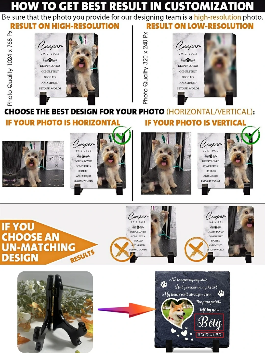 lookipet custom Pet Memorial Stone