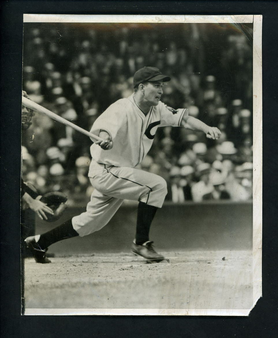 Bruce Campbell 1946 Type 1 Press Photo Poster painting Cleveland Indians