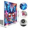 (Pre-Framed)Memorial day-Special Shape Diamond Painting Kit(25x25cm)