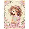 Diamond Painting-DIY Special Shaped Drill Pearl Painting Reading Girl(30x40cm)