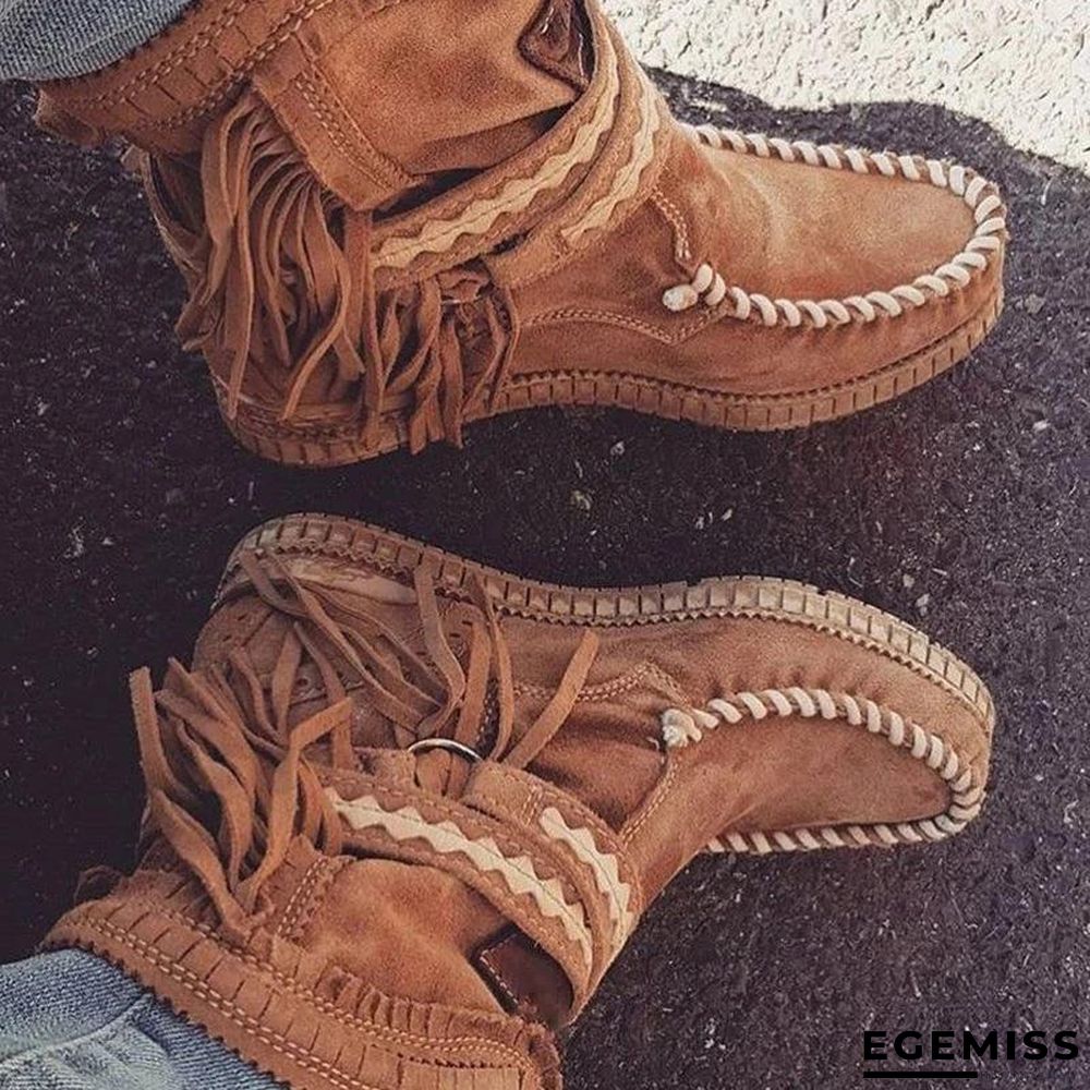 New Style Tassels Ankle Boots | EGEMISS