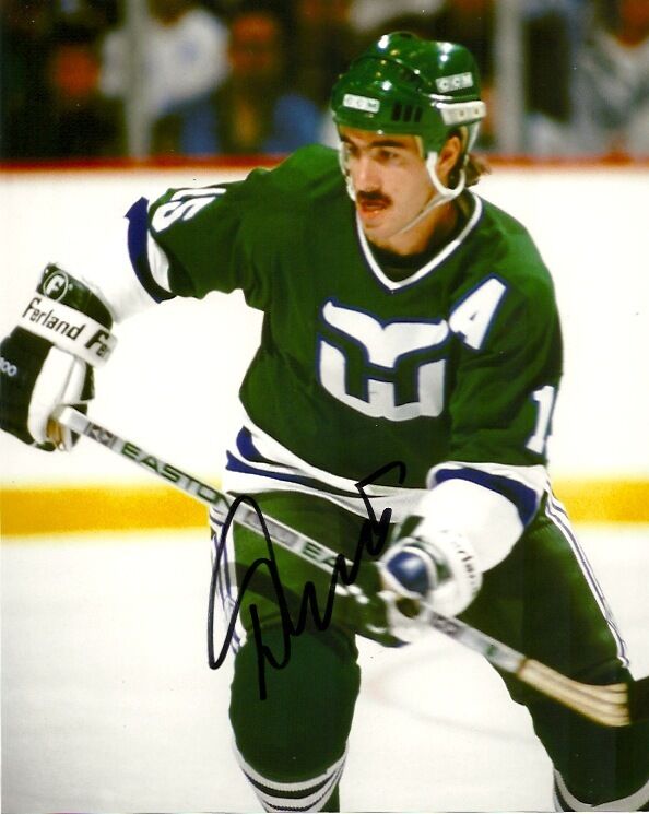 Hartford Whalers Dave Tippett Autographed Signed 8x10 Photo Poster painting COA