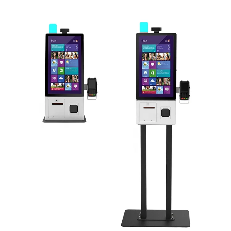 RFID Automatic touch screen RFID self-service payment kiosk RFID food self ordering machine for RFID restaurant
