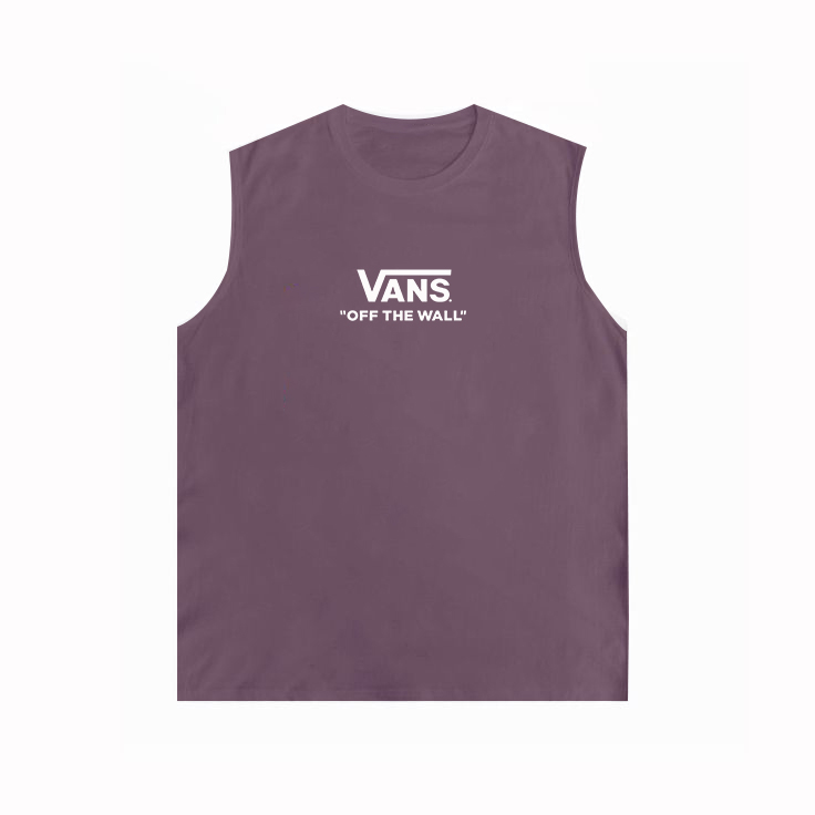 Vintage Unisex Beach Vacation Surf Logo Print Sleeveless Tank Top