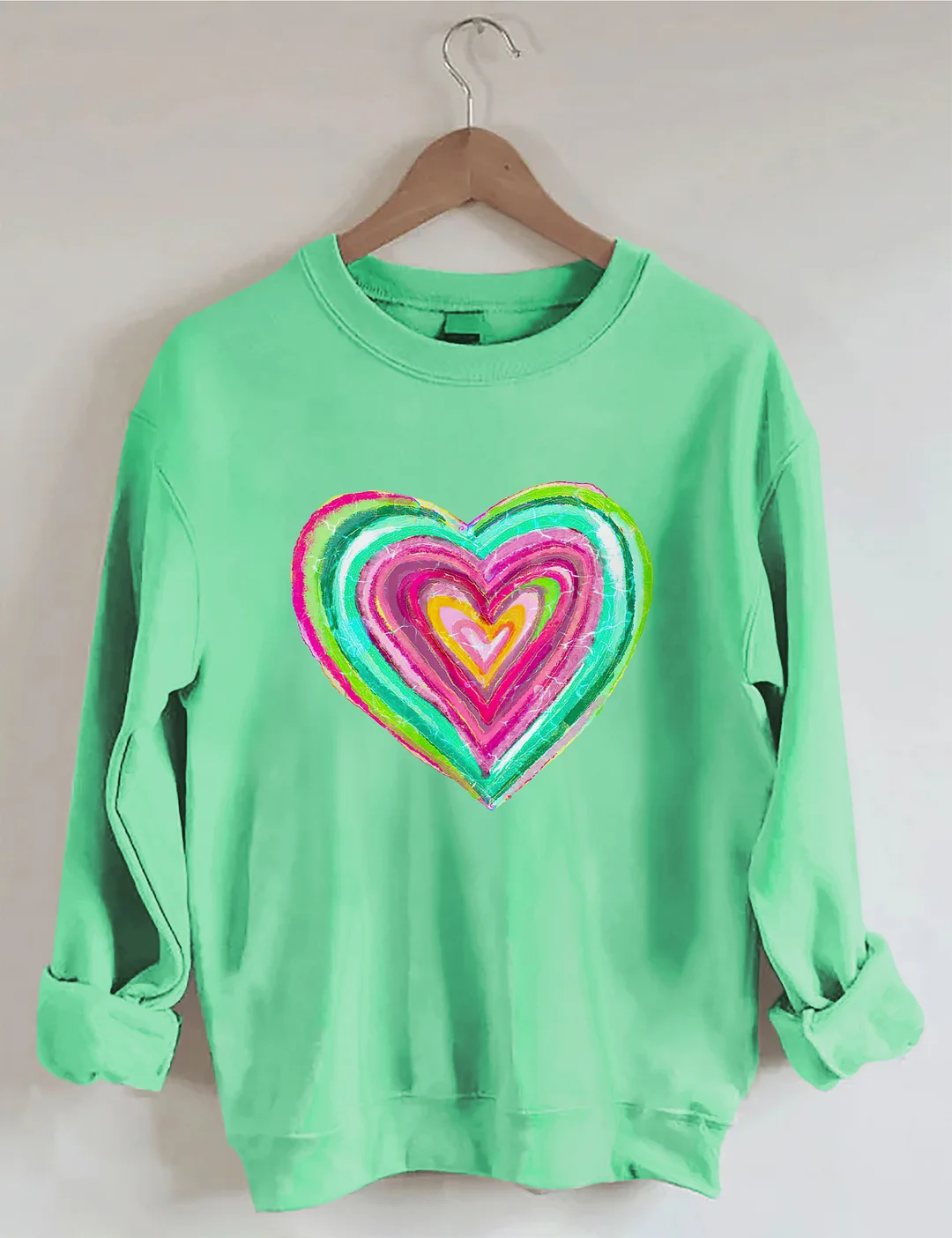 Valentines Day Colourful Love Sweatshirt