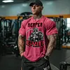 Reaper Gym Printed Washed T-shirt by Inlyline