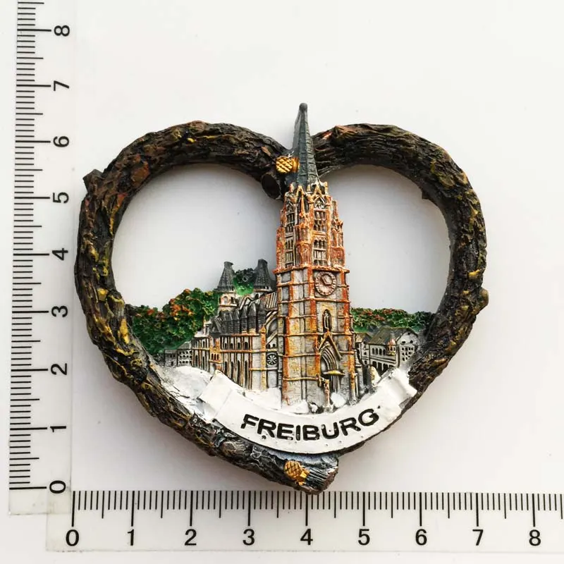 3D Frankfurt Germany Fridge Magnet Travel Souvenir Gift Refrigerator Magnetic Sticker Resin Craft