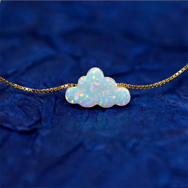 Cloud Opal Necklace