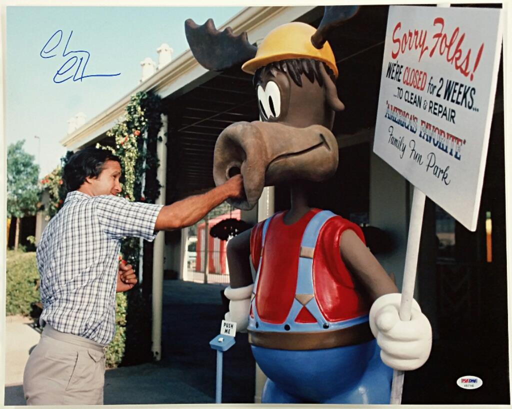 CHEVY CHASE Signed National Lampoon's 16x20 Photo Poster painting Walley World ~ PSA/DNA COA (B)