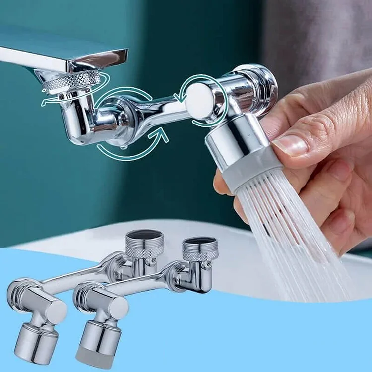Universal 1080° Splash-proof Rotatable Faucet Extender | AvasHome