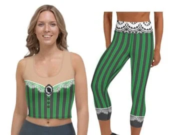 pornhint Pornhint Haunted Mansion Costume, Haunted Mansion Running Leggings, Haunted Mansion Running Costume, Haunted Mansion Costume, Haunted Crop Top