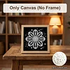 12pcs/set Unframed Pearl Painting Canvas Art Handmade Pearl Material Art Kit Living Room Decor (15x15cm)